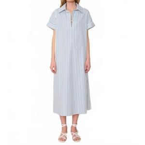 NEW WE-AR4 darla midi dress in green stripe